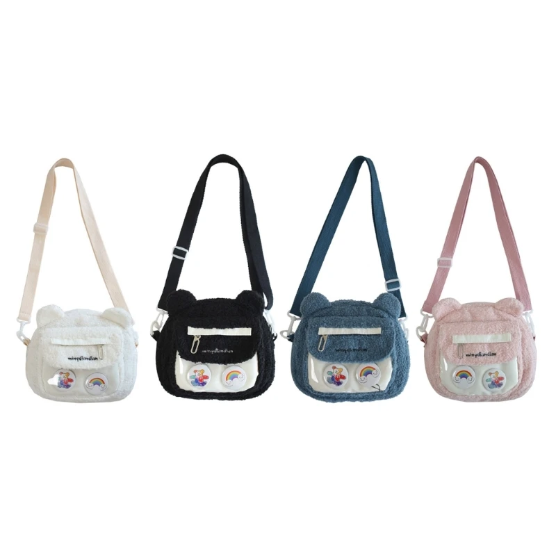 JK Plush Bag for Women Ladies Japanese Style Shoulder Bag Letter Crossbody Bag Student Small Pain Bag Ins E74B
JK Plush Bag for Women Ladies Japanese Style Shoulder Bag Letter Crossbody Bag Student Small Pain Bag Ins E74B