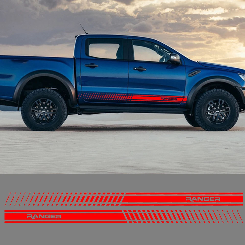 2Pcs Stylish car door side sticker vinyl body decal racing stripe sticker for Ford Ranger Car accessories
2Pcs Stylish car door side sticker vinyl body decal racing stripe sticker for Ford Ranger Car accessories