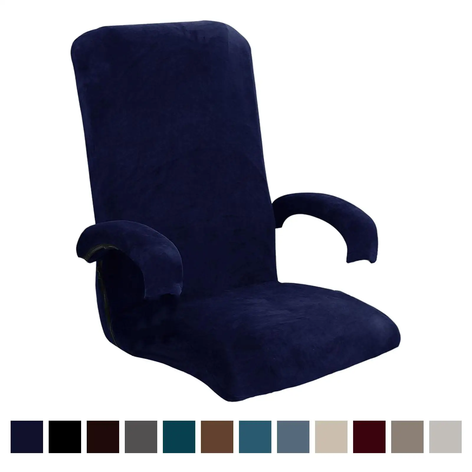 Elastic Rotating Chair Cover with Armrest Covers with Zipper Polyester Office Armchair Cover Computer Chair Cover for Game Chair
Elastic Rotating Chair Cover with Armrest Covers with Zipper Polyester Office Armchair Cover Computer Chair Cover for Game Chair