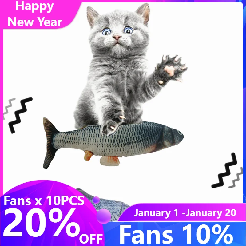 Hot Sale 30CM Cat Wagging Catnip Toy Dancing Moving Floppy Fish Cats Toy USB Charging Simulation Cat Toy Electronic Pet Cat Toy
Hot Sale 30CM Cat Wagging Catnip Toy Dancing Moving Floppy Fish Cats Toy USB Charging Simulation Cat Toy Electronic Pet Cat Toy