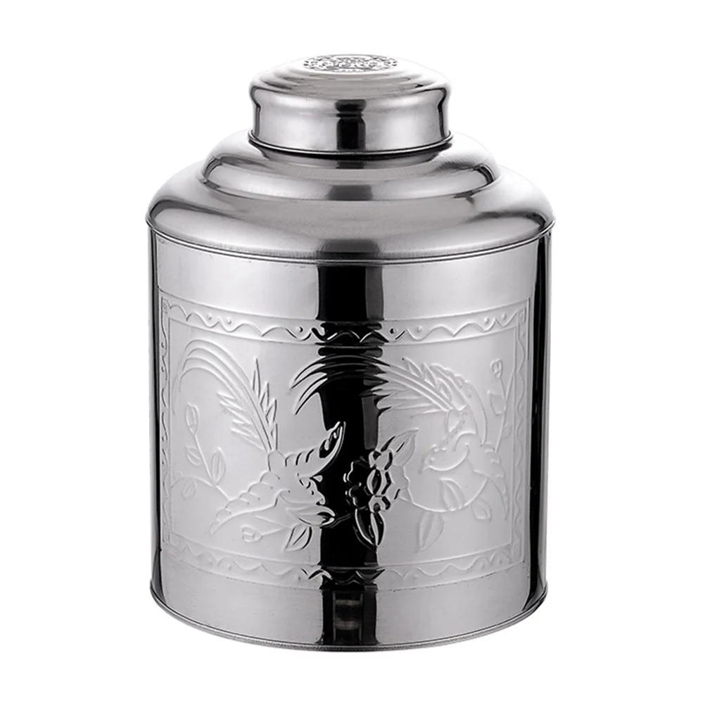 Tea Canister Storage Tin Jar Container Coffee Sugar Metal Loose Steel Containers Stainless Leaf Kitchen Can Lid Canisters Sealed
Tea Canister Storage Tin Jar Container Coffee Sugar Metal Loose Steel Containers Stainless Leaf Kitchen Can Lid Canisters Sealed