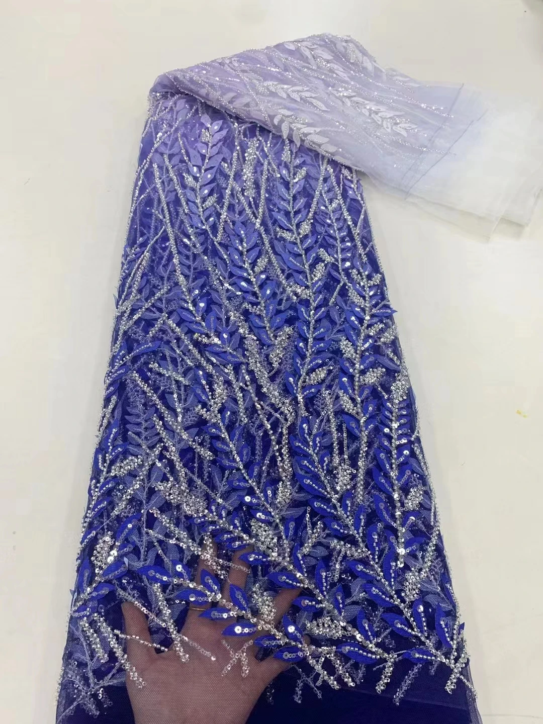 

Новейшая Роскошная элегантная африканская вышивка, тяжелая кружевная ткань для жениха, ткань для свадебного платья zx68