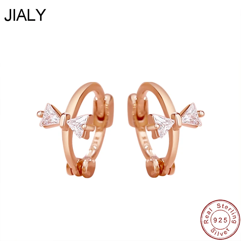 European S925 Sterling Silver Earrings CZ Bowknot Ear Button For Women Birthday Party Gift Jewelry
European S925 Sterling Silver Earrings CZ Bowknot Ear Button For Women Birthday Party Gift Jewelry