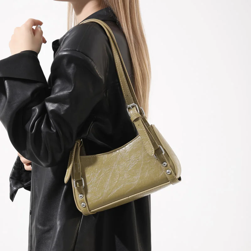 Soft Leather Armpit Bags for Women Designer Bag Vintage Shoulder Bag High-quality Female Handbags and Purses
Soft Leather Armpit Bags for Women Designer Bag Vintage Shoulder Bag High-quality Female Handbags and Purses