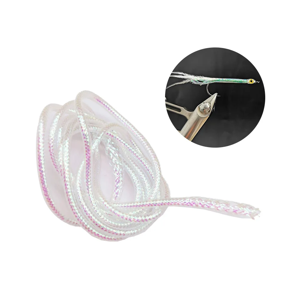 

2/4/6mm Fish Scale Fly Body Maylor Tube Flash Braided Tubing Fly Tying Materials Mylar Fly Fishing Tube Durable For Tubes Trout