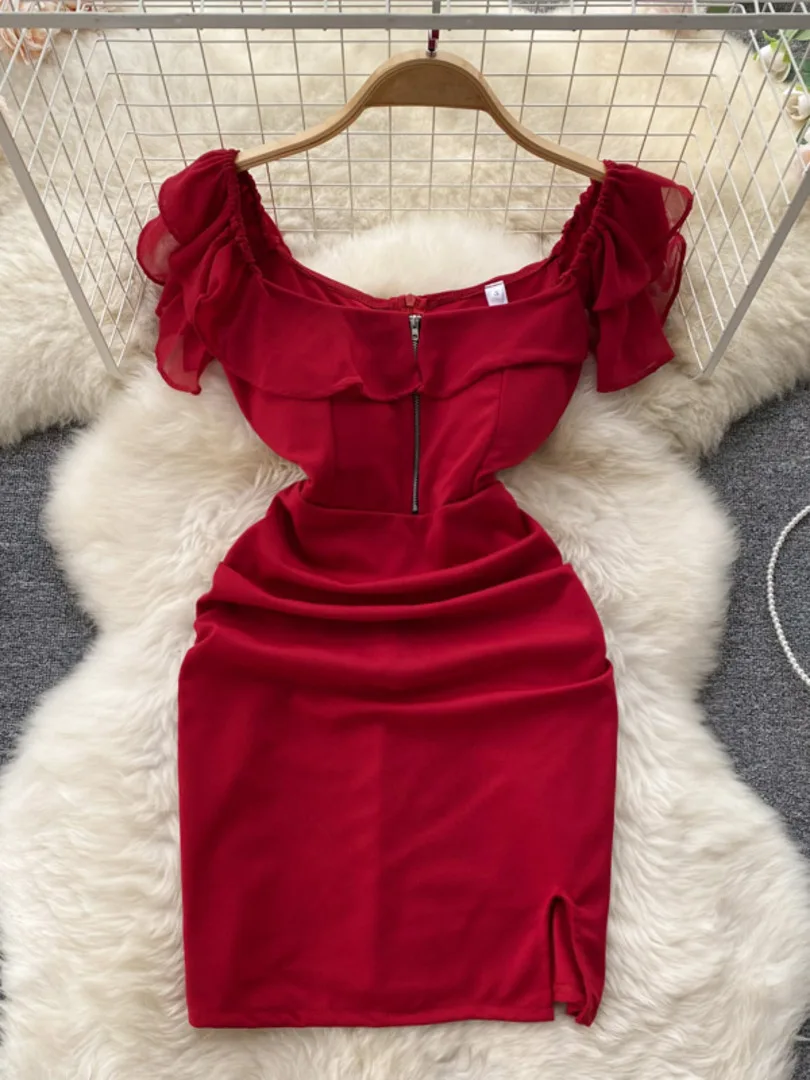 Сексуальное облегающее мини-платье Foamlina с вырезом лодочкой и открытыми плечами, женское модное летнее облегающее Клубное вечерние нее плат... 
Сексуальное облегающее мини-платье Foamlina с вырезом лодочкой и открытыми плечами, женское модное летнее облегающее Клубное вечерние нее плат...