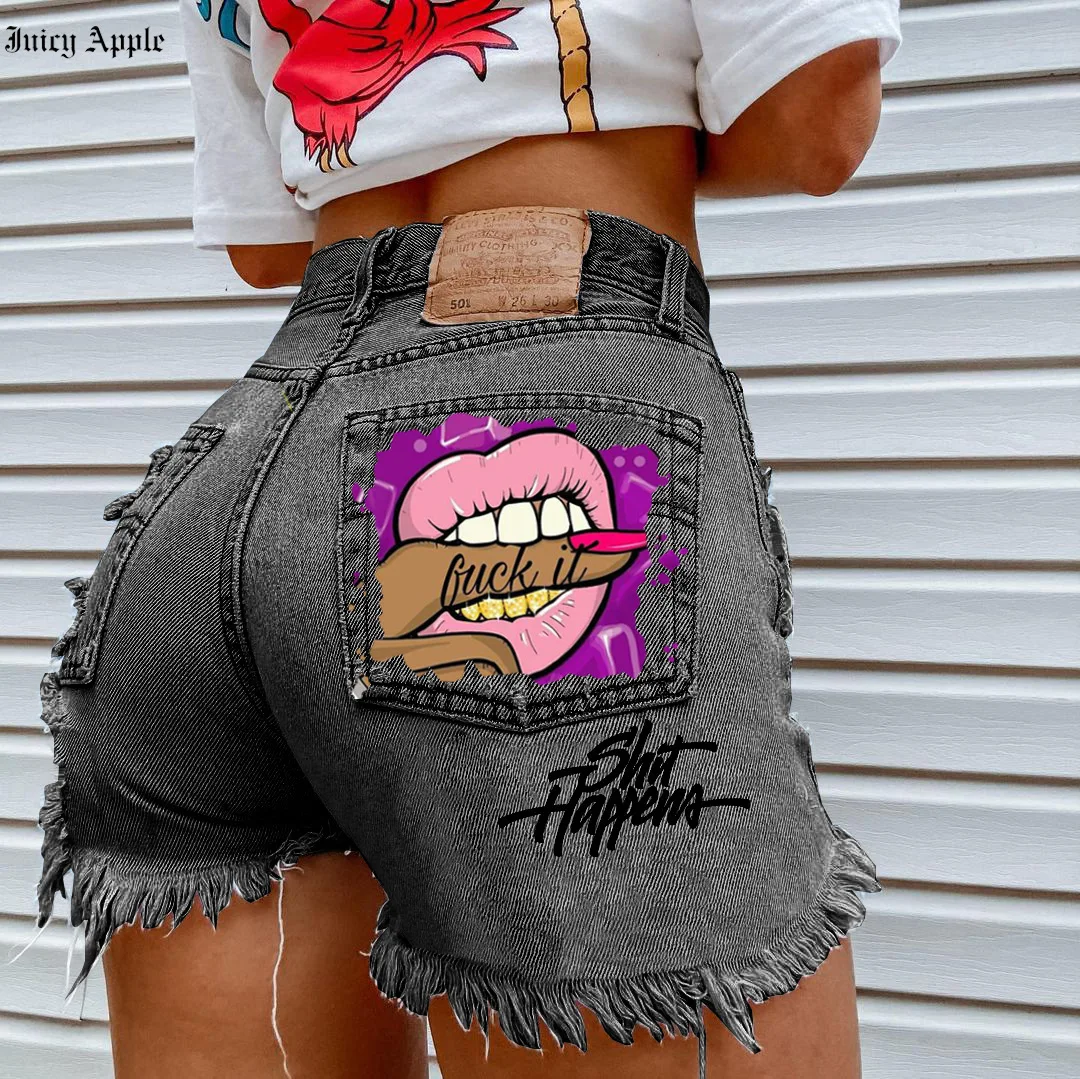Juicy Apple 2022 Summer fashion New High Street Trend Is Ripped Jeans Denim Hot Pants for Woman Large Shorts Jeans Women Pants
Juicy Apple 2022 Summer fashion New High Street Trend Is Ripped Jeans Denim Hot Pants for Woman Large Shorts Jeans Women Pants
