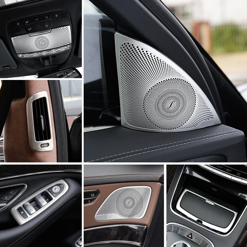 Accessories For Mercedes Benz S Class W222 2014-19 Car Gearshift Air Conditioning Door Armrest Reading Light Cover Trim Stickers
Accessories For Mercedes Benz S Class W222 2014-19 Car Gearshift Air Conditioning Door Armrest Reading Light Cover Trim Stickers