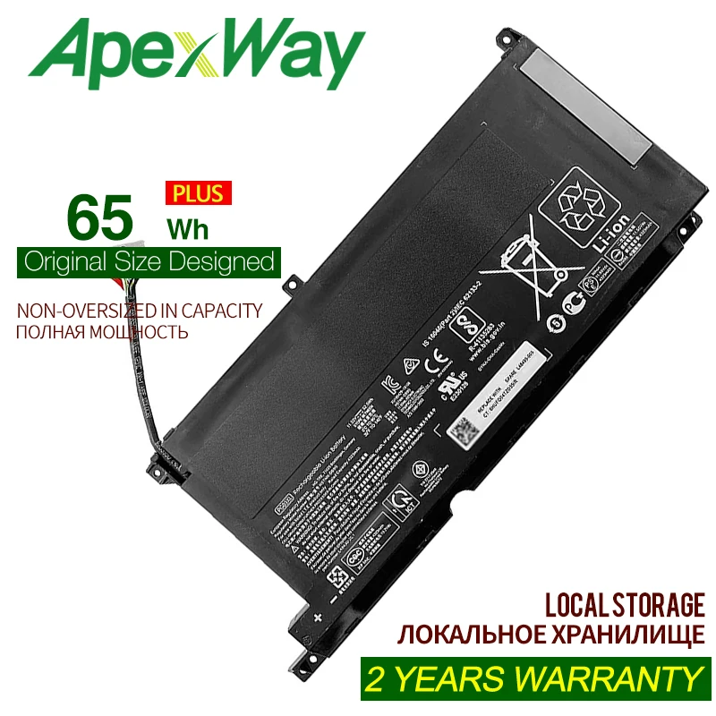Аккумулятор ApexWay PG03XL для ноутбука HP Pavilion Gaming 15-DK dk0003nq 15-dk0020TX 15-ec 15-ec0000 OMEN 5X FPC52 Series 52,5 Вт/ч
Аккумулятор ApexWay PG03XL для ноутбука HP Pavilion Gaming 15-DK dk0003nq 15-dk0020TX 15-ec 15-ec0000 OMEN 5X FPC52 Series 52,5 Вт/ч