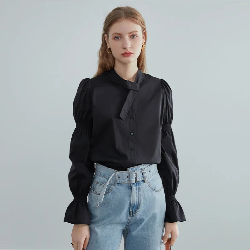 Women's Clothing Shirt Spring Black Shirt Fashion Leisure Vintage 2023 Female Long Sleeve Chic Comfortable Casual Blouse Tops
Women's Clothing Shirt Spring Black Shirt Fashion Leisure Vintage 2023 Female Long Sleeve Chic Comfortable Casual Blouse Tops