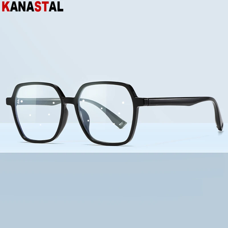 New Women Blue Light Blocking Glasses TR90 Polygon Eyeglasses Frame Anti UV Computer Trend Eyewear Ultralight Myopia Glasses Men 
New Women Blue Light Blocking Glasses TR90 Polygon Eyeglasses Frame Anti UV Computer Trend Eyewear Ultralight Myopia Glasses Men