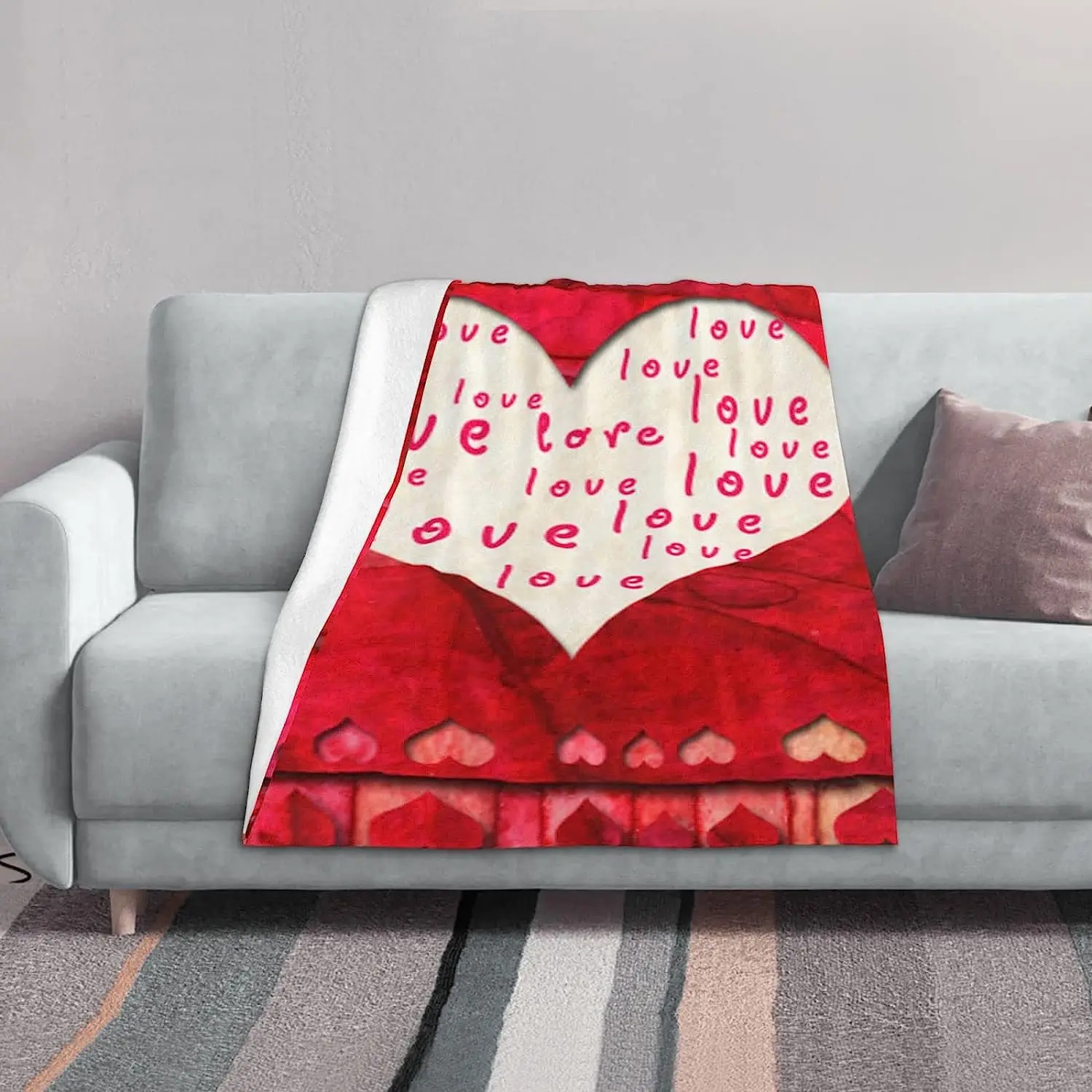 Red Hearts Love Flannel Throw Blanket Travel Blankets 280 GSM Soft Warm Blanket Gifts for Bedroom Living Room Couch Sofa
Red Hearts Love Flannel Throw Blanket Travel Blankets 280 GSM Soft Warm Blanket Gifts for Bedroom Living Room Couch Sofa