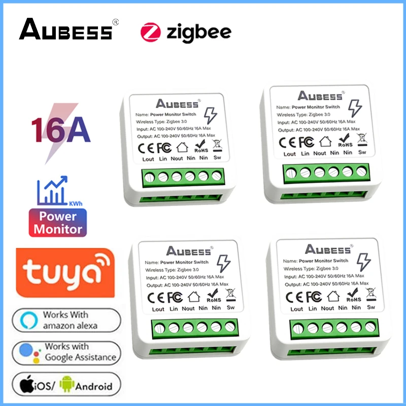 Tuya Zigbee Mini Smart Switch 16A DIY Light Switches Power Monitor Wireless Control Smart Home With Smart Life Alexa Google Home
Tuya Zigbee Mini Smart Switch 16A DIY Light Switches Power Monitor Wireless Control Smart Home With Smart Life Alexa Google Home