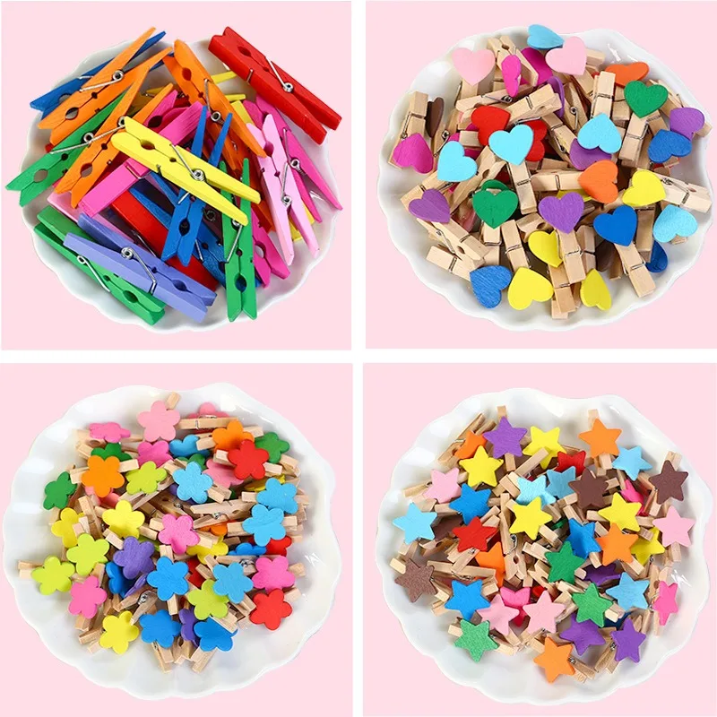 20pcs Wood Natural Pegs Hearts Stars Flowers Clothespins Paperclips Clips Wedding Christmas Decorations Gift Wrapping Scrapbook
20pcs Wood Natural Pegs Hearts Stars Flowers Clothespins Paperclips Clips Wedding Christmas Decorations Gift Wrapping Scrapbook