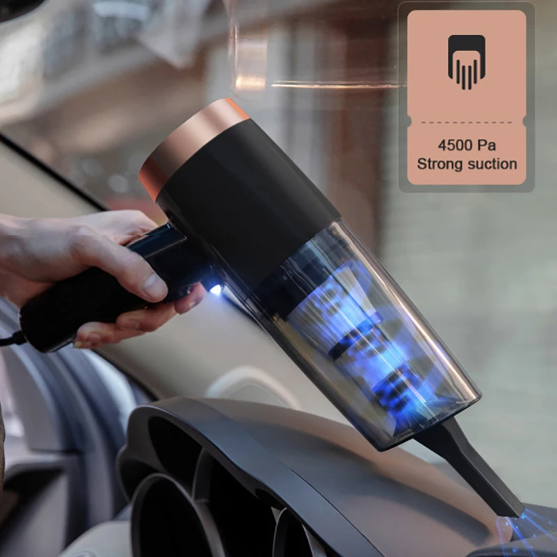 Wireless Mini Cleaner Portable Handheld Vacuum Cleaner 120W 4500Pa Strong Suction Handy Home Car Vacuum Cleaners
Wireless Mini Cleaner Portable Handheld Vacuum Cleaner 120W 4500Pa Strong Suction Handy Home Car Vacuum Cleaners