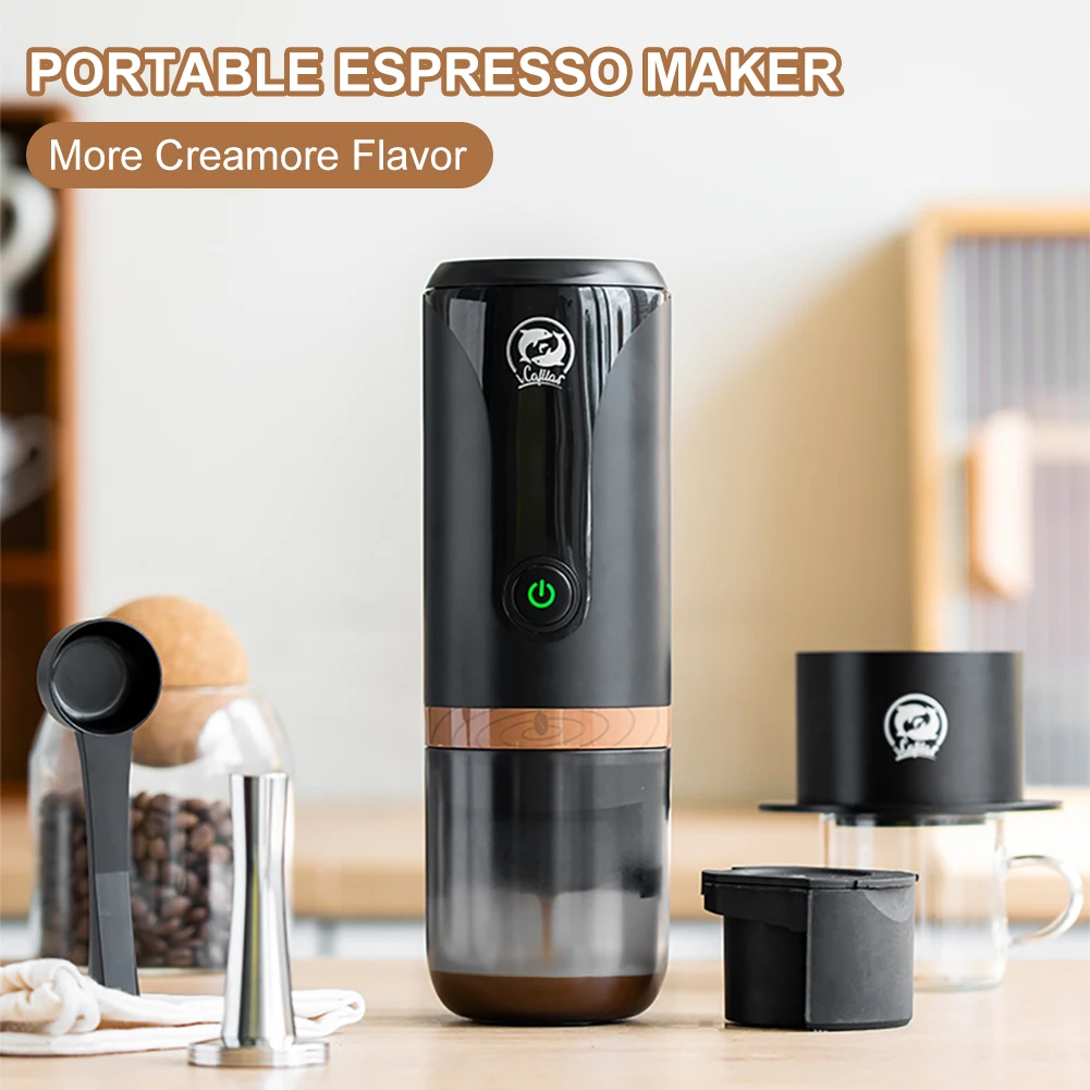 2 IN 1 Portable Electric Coffee Maker Rechargeable Nespresso Machine Fits Capsules Coffee Powder Coffee Maker For Car Travel
2 IN 1 Portable Electric Coffee Maker Rechargeable Nespresso Machine Fits Capsules Coffee Powder Coffee Maker For Car Travel