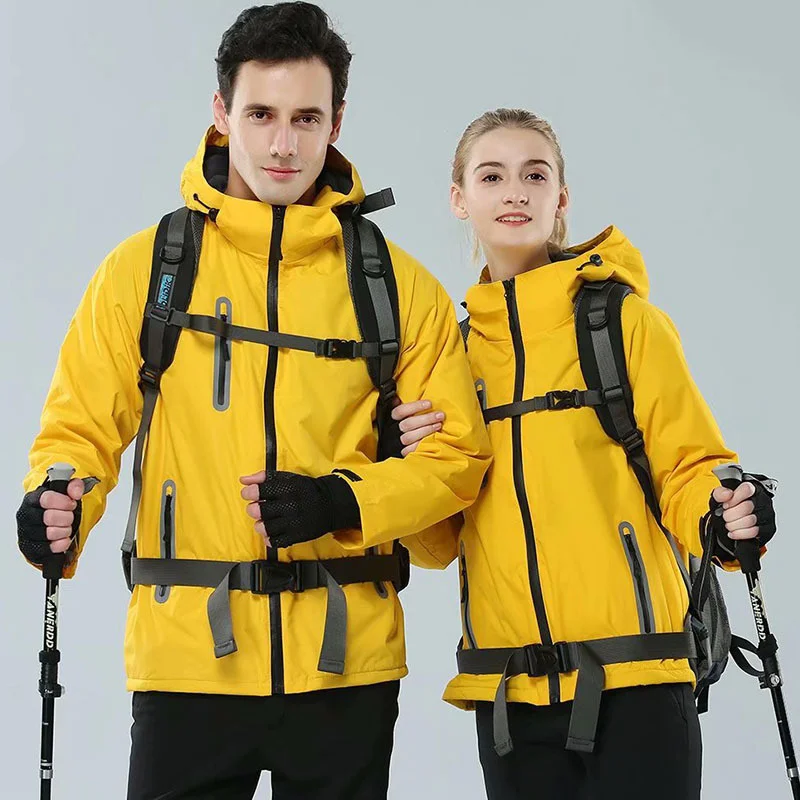 Casual Winter Fleece Jacket For Women Demi-Season Reflective Jacket Workwear Waterproof Coat With Multi-Pocket Thick Fall Outfit
Casual Winter Fleece Jacket For Women Demi-Season Reflective Jacket Workwear Waterproof Coat With Multi-Pocket Thick Fall Outfit