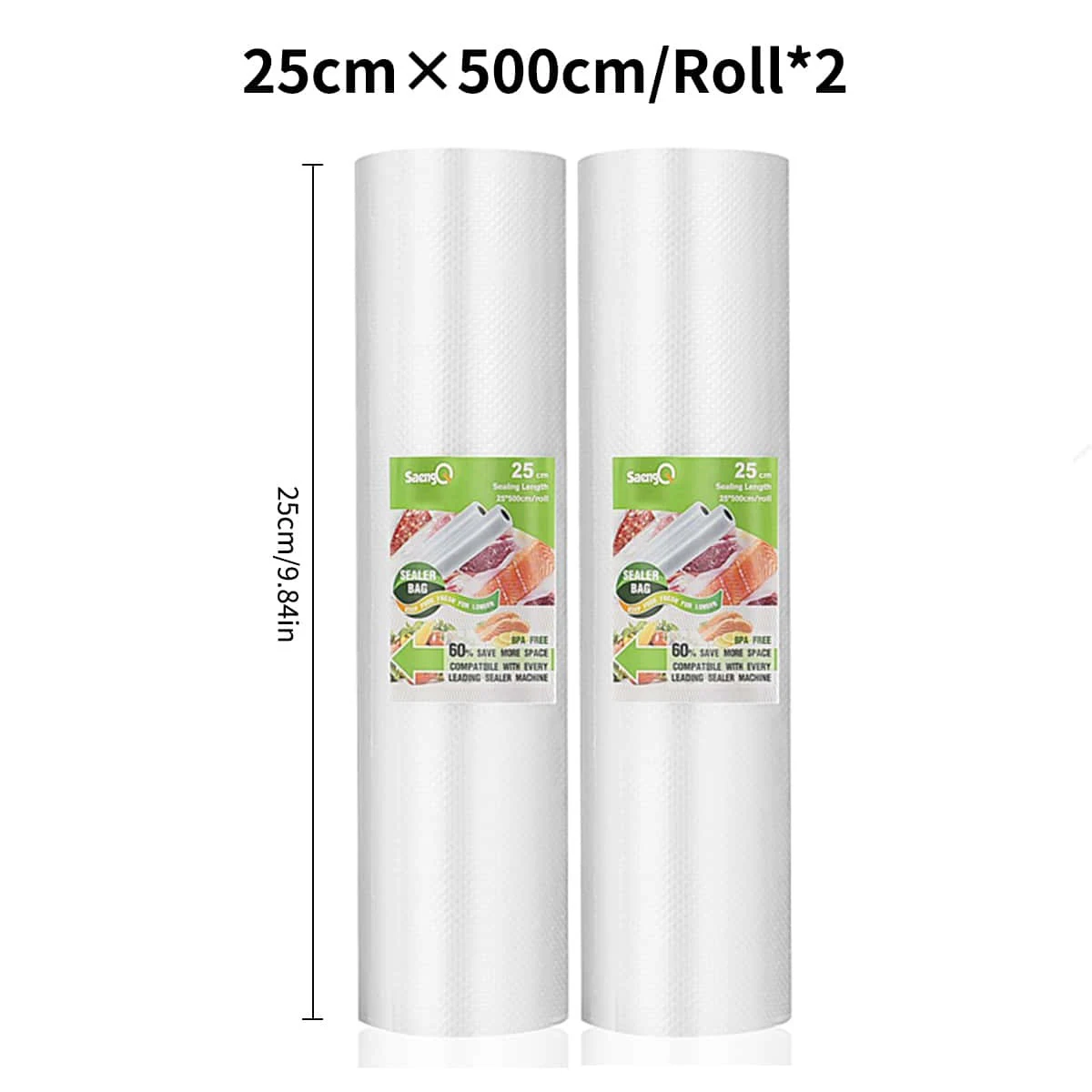 Набор из 2-х рулонов текстурированной вакуумной пленки
Набор из 2-х рулонов текстурированной вакуумной пленки