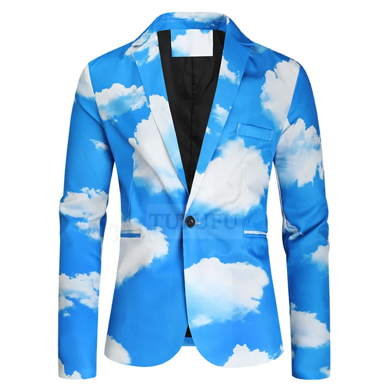 Mens Suit Jackets Sky Clouds 3D Printed Blasers Hombre 2022 Casual Business Party Wedding Dress Party Coat Men Blazer Homme 4XL
Mens Suit Jackets Sky Clouds 3D Printed Blasers Hombre 2022 Casual Business Party Wedding Dress Party Coat Men Blazer Homme 4XL