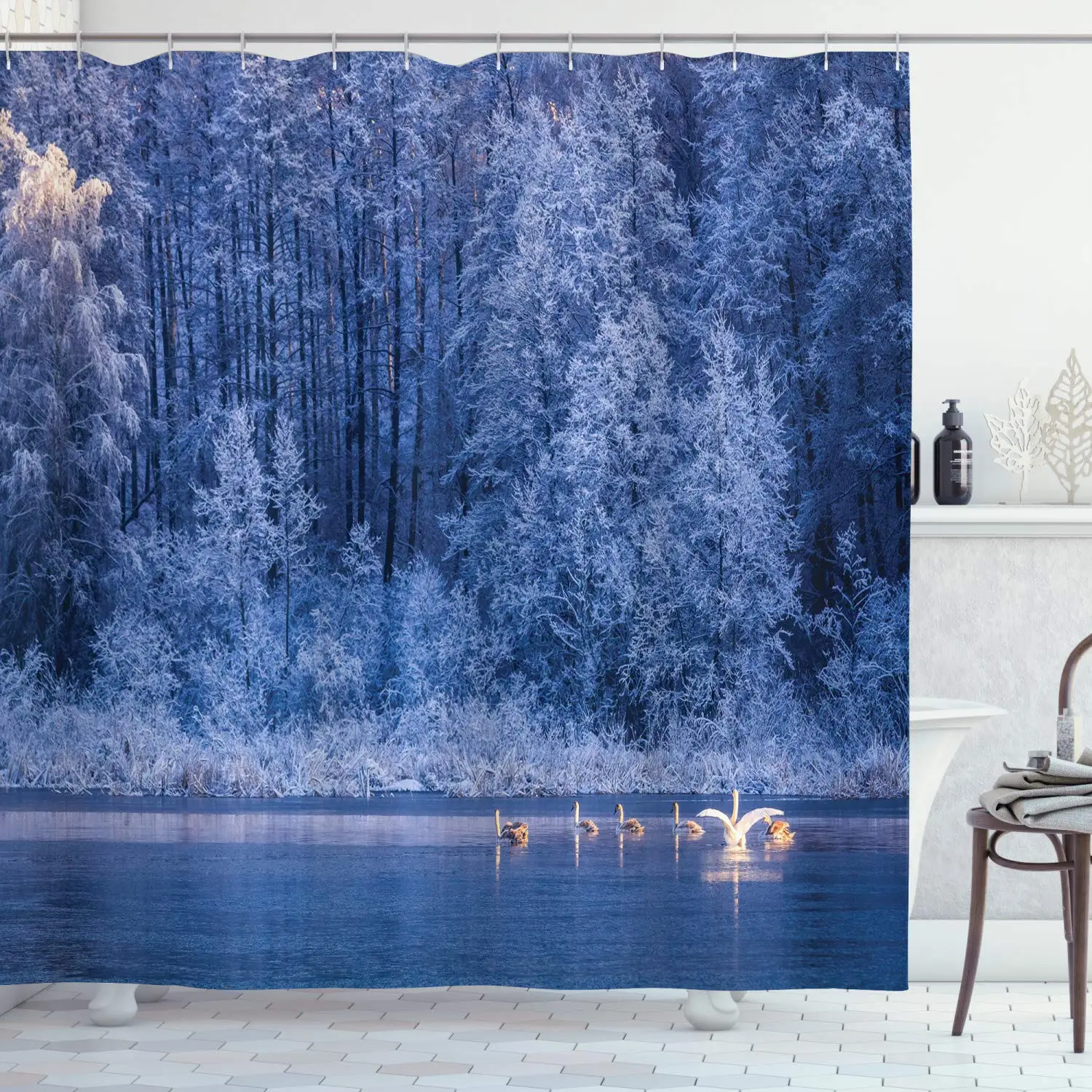 Shower Curtain,Birds Wildlife Shower Red Rose White Swan Curtain,Romantic Couple Hanging Curtain Wedding Festival Party Decor
Shower Curtain,Birds Wildlife Shower Red Rose White Swan Curtain,Romantic Couple Hanging Curtain Wedding Festival Party Decor