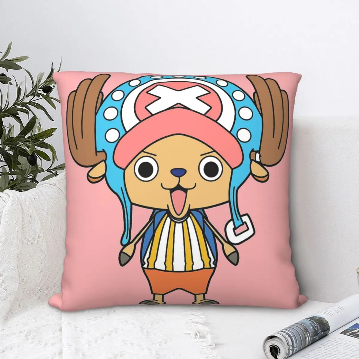 One Piece Tony Tony Chopper Cojines Throw Pillow Case Cushion Home Sofa Chair Print Decorative Coussin
One Piece Tony Tony Chopper Cojines Throw Pillow Case Cushion Home Sofa Chair Print Decorative Coussin