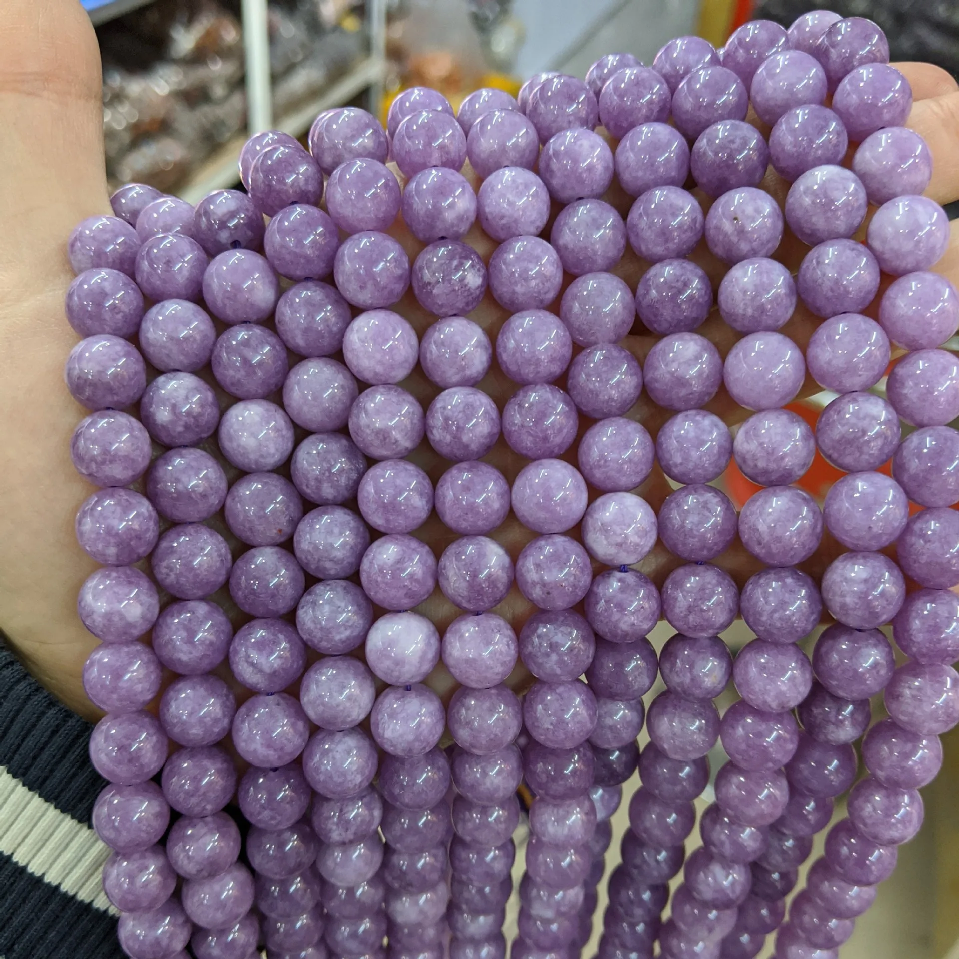 Natural Stone Beads Purple Mica Round Loose Beads For Jewelry Making DIY Bracelet Necklace Accessories
Natural Stone Beads Purple Mica Round Loose Beads For Jewelry Making DIY Bracelet Necklace Accessories