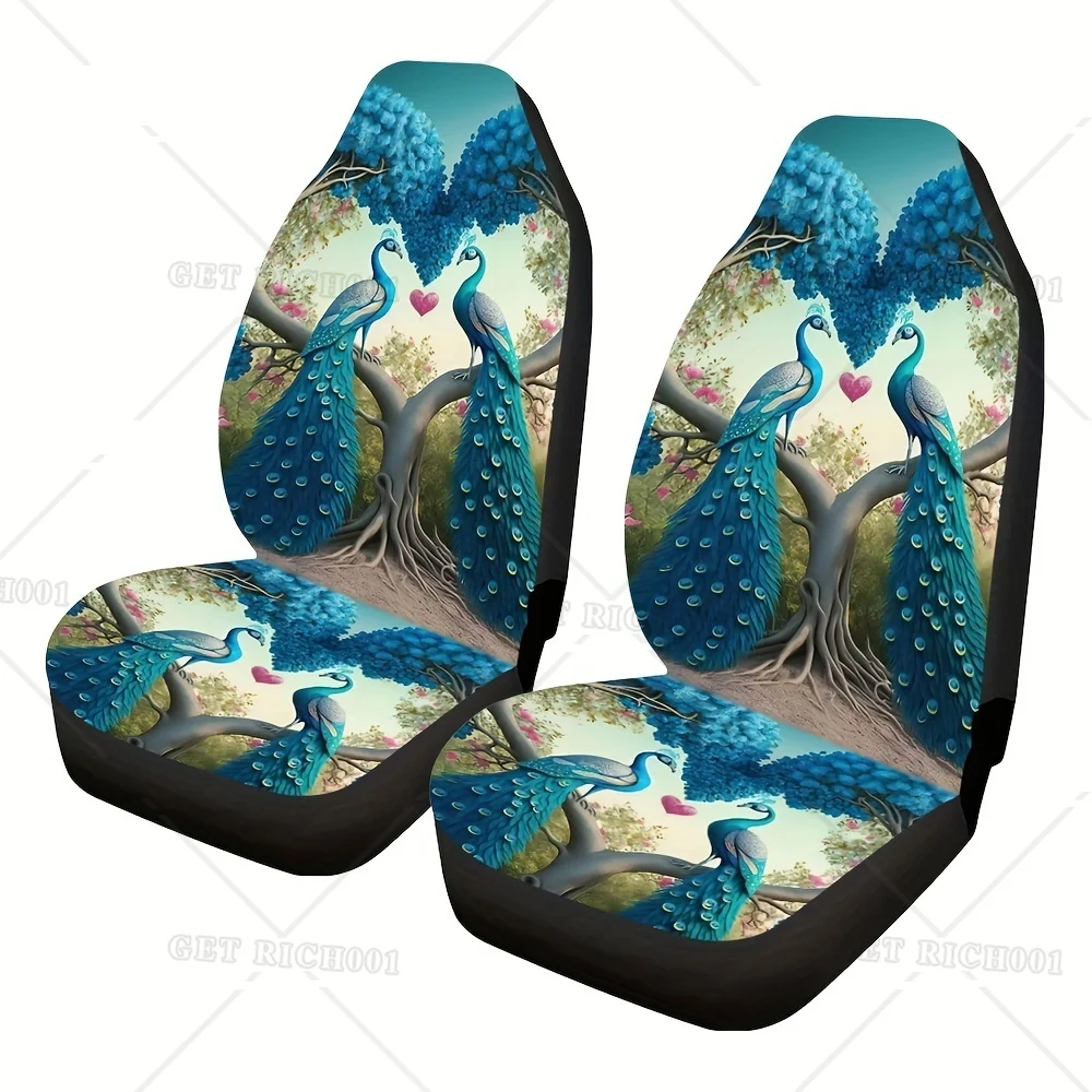 2pcs Peacock Peafowl Flower Car Seat Cover Front Seat Protector Car Seat Cushions for Car SUV Truck or Van for Women Men
2pcs Peacock Peafowl Flower Car Seat Cover Front Seat Protector Car Seat Cushions for Car SUV Truck or Van for Women Men
