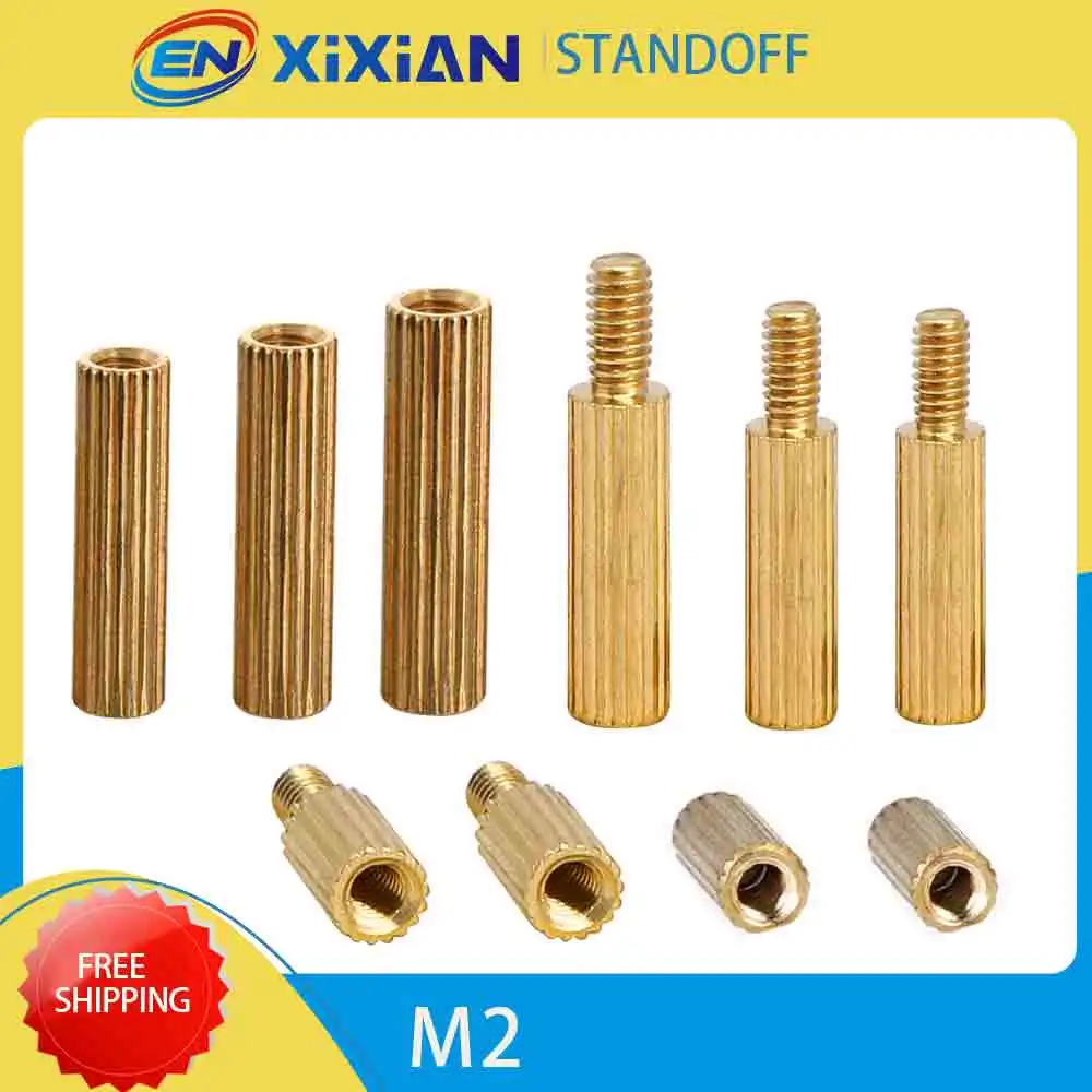 M2 Copper Pillar Round Brass Standoff Knurling Threaded Spacer Screws PCB Motherboard Circuit Board Male Female Stand Off
M2 Copper Pillar Round Brass Standoff Knurling Threaded Spacer Screws PCB Motherboard Circuit Board Male Female Stand Off