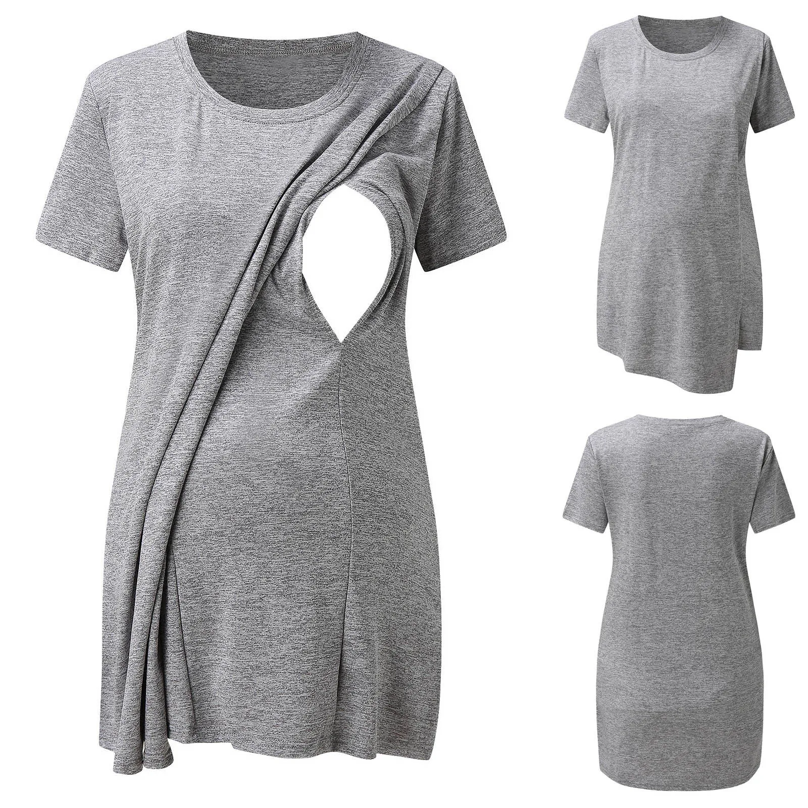 Летняя женская рубашка Топы для кормящих матерей майка для грудного вскармливания двухслойная мягкая одежда с коротким рукавом для беременных
Летняя женская рубашка Топы для кормящих матерей майка для грудного вскармливания двухслойная мягкая одежда с коротким рукавом для беременных