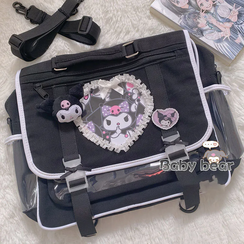 Kawaii Sanrios JK Uniform Bag Kuromi My Melody Cartoon Anime Japanese large-capacity Handbag Backpack Satchel Gift for Girls
Kawaii Sanrios JK Uniform Bag Kuromi My Melody Cartoon Anime Japanese large-capacity Handbag Backpack Satchel Gift for Girls