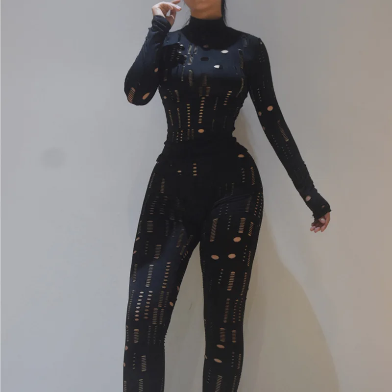 Biker Style Two Piece Set Women Autumn Hollow Out Long Sleeve Turtleneck Top+Solid Sheath Stretch Waist Female Pants
Biker Style Two Piece Set Women Autumn Hollow Out Long Sleeve Turtleneck Top+Solid Sheath Stretch Waist Female Pants