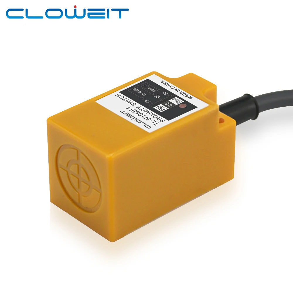 Cloweit 10mm Detection Square Sensor Inductive Proximity Switch TL-N10M for Limit Position Control
Cloweit 10mm Detection Square Sensor Inductive Proximity Switch TL-N10M for Limit Position Control