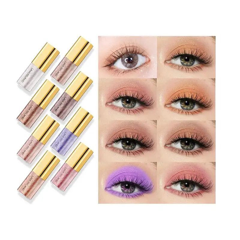 8 Colors Metallic Mini Liquid Eyeshadow Glitter Lying Silkworm High-gloss Eye Cosmetic Easy To Wear Waterproof Women's Cosmetics
8 Colors Metallic Mini Liquid Eyeshadow Glitter Lying Silkworm High-gloss Eye Cosmetic Easy To Wear Waterproof Women's Cosmetics