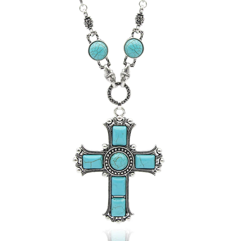 2022 Ethnic Vintage Zinc Alloy Big Cross Black Red Natural Turquoise Pendant Necklace Men Women Jewelry Gift
2022 Ethnic Vintage Zinc Alloy Big Cross Black Red Natural Turquoise Pendant Necklace Men Women Jewelry Gift