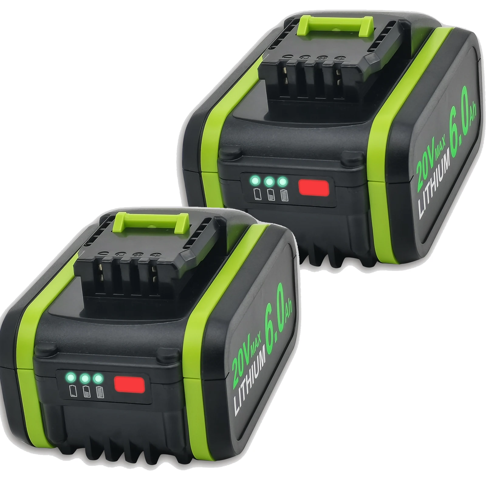 20V 6000mAh WA3551 Lithium Rechargeable Replacement Battery For Worx WA3553 WX390 WX176 WX178 WX386 Power Tools
20V 6000mAh WA3551 Lithium Rechargeable Replacement Battery For Worx WA3553 WX390 WX176 WX178 WX386 Power Tools