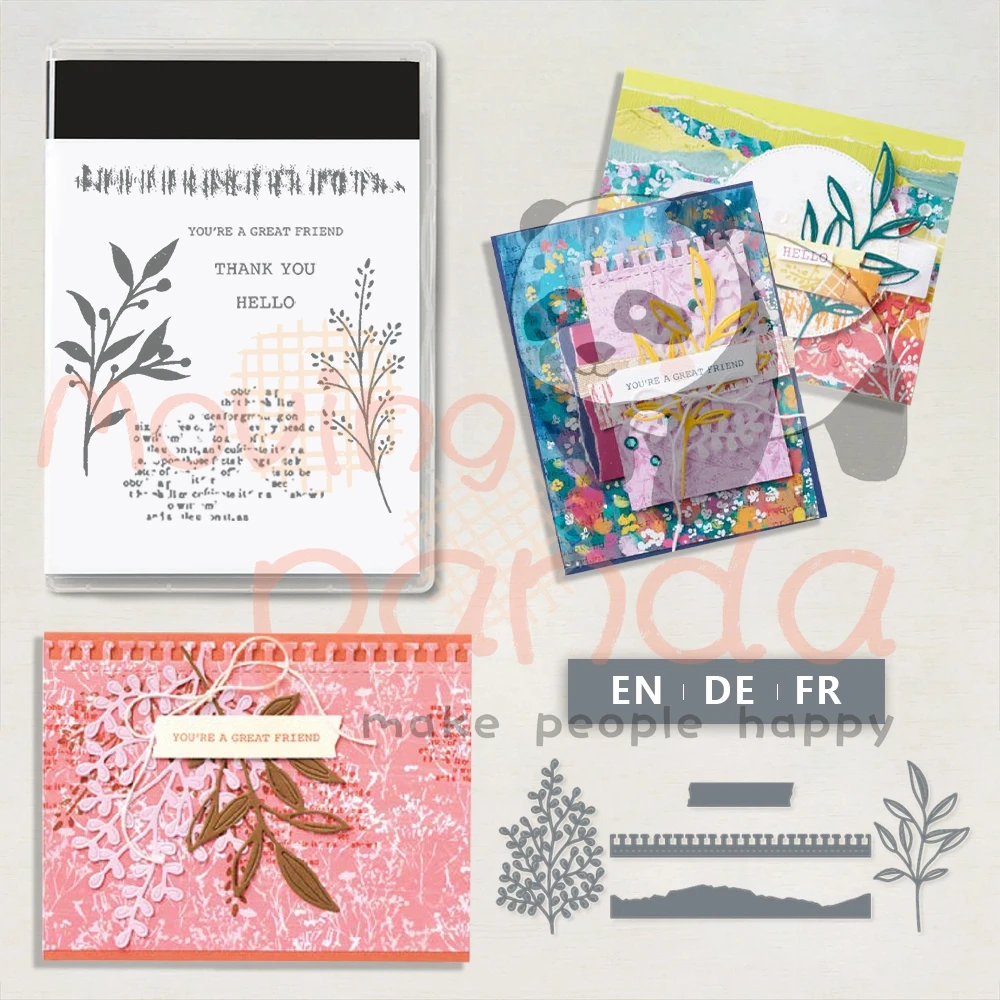 MP764 Spring Nature Branches Clear Stamps And Cutting Dies DIY Scrapbooking Stamps And Metal Dies For Cards Albums Crafts Decor
MP764 Spring Nature Branches Clear Stamps And Cutting Dies DIY Scrapbooking Stamps And Metal Dies For Cards Albums Crafts Decor