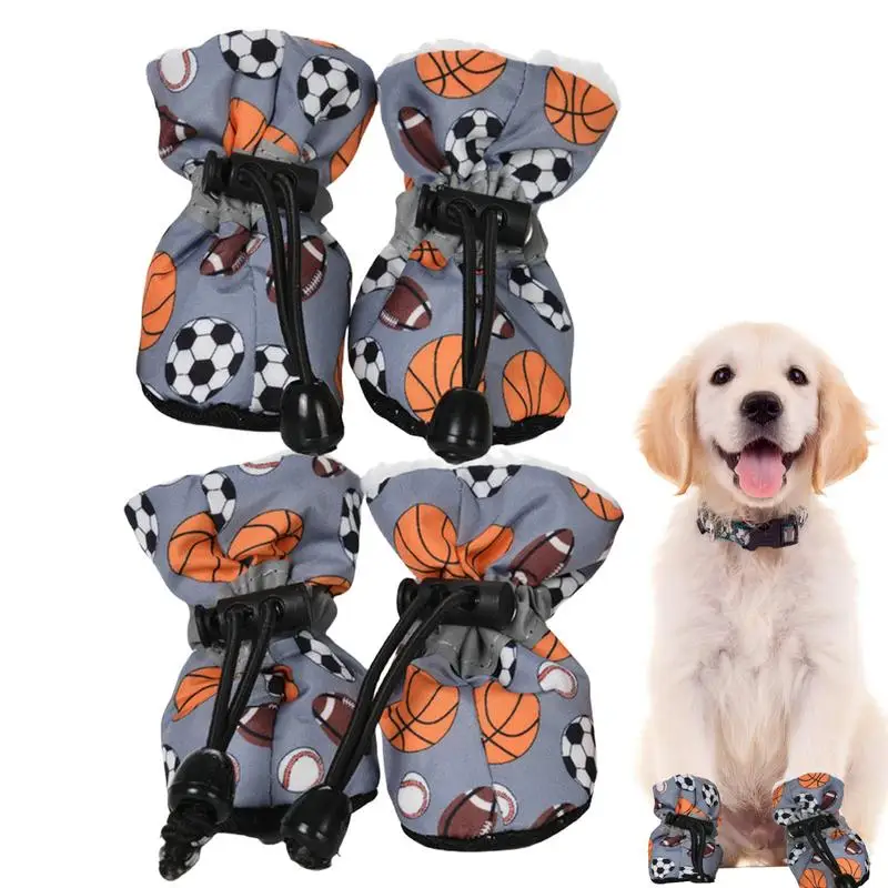 4pcs Dog Shoes for Winter dogs plus velvet warm shoes boots Waterproof and Soft Dog Shoes with Warm Fleece pets accessories
4pcs Dog Shoes for Winter dogs plus velvet warm shoes boots Waterproof and Soft Dog Shoes with Warm Fleece pets accessories