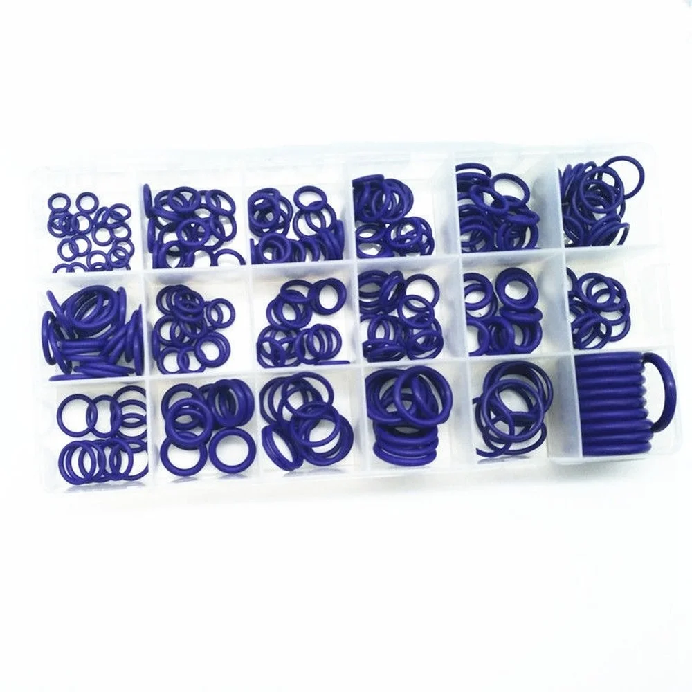 R22 R134a225Pcs O Ring Gaskets Car A/C System Air Conditioning O Ring Seals Washer Kit Tool HNBR Rubber Purple Standard Parts
R22 R134a225Pcs O Ring Gaskets Car A/C System Air Conditioning O Ring Seals Washer Kit Tool HNBR Rubber Purple Standard Parts