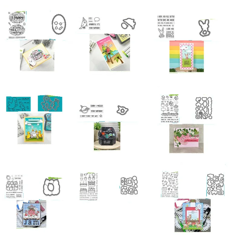 2023 New Cute Clear Stamps and metal cutting dies, scrapbook dies will be used for diy to make card decoration albums, dies
2023 New Cute Clear Stamps and metal cutting dies, scrapbook dies will be used for diy to make card decoration albums, dies