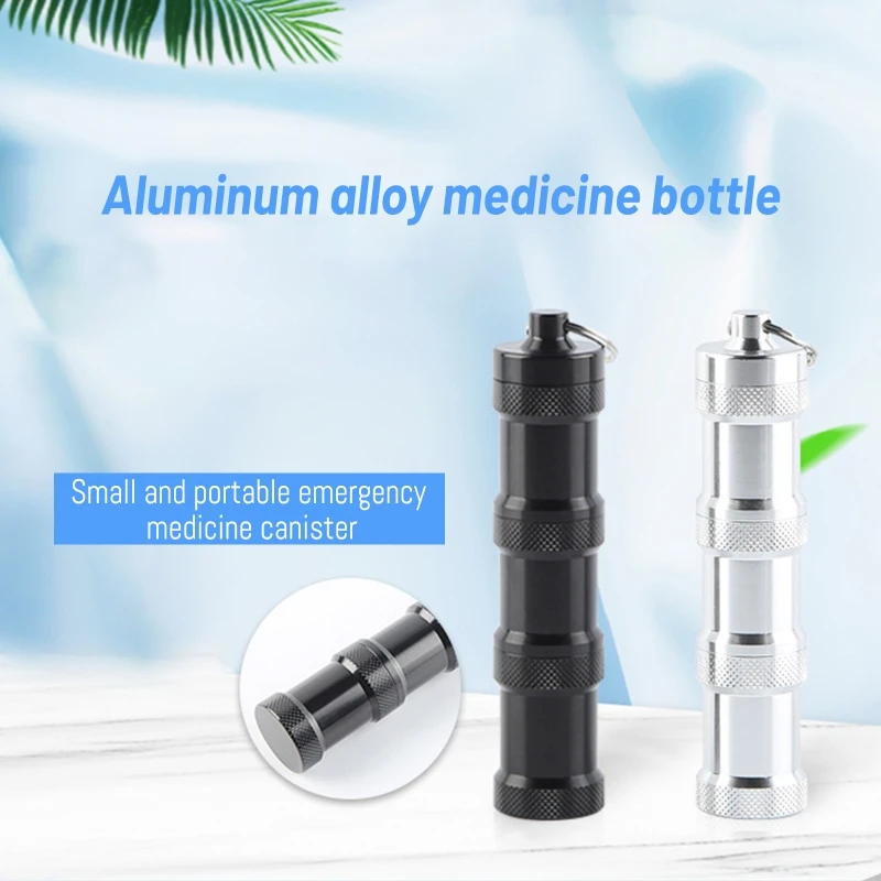Mini Aluminum Alloy Seal Pill Container Waterproof Pill Canister Pill Box Outdoor Camping EDC Tool Travel Seal Pill Can
Mini Aluminum Alloy Seal Pill Container Waterproof Pill Canister Pill Box Outdoor Camping EDC Tool Travel Seal Pill Can