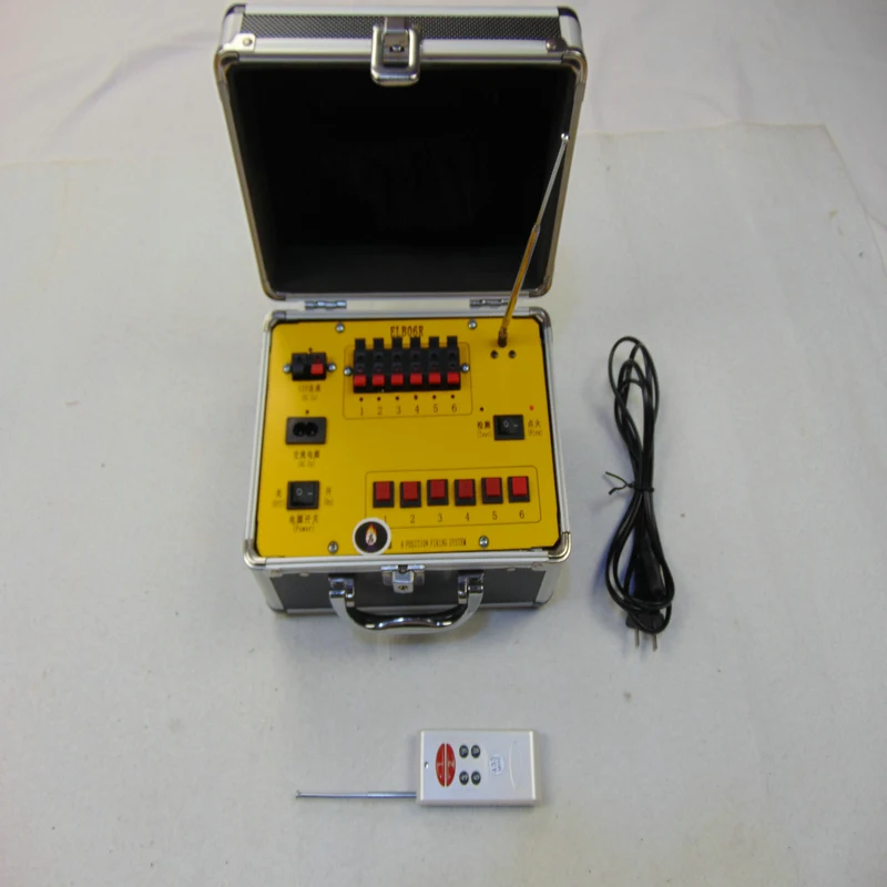 ELB06R 6 Cues Wireless Switch Fireworks Firing System Firecracker Indoor Pyrotechnic Special Effects Wedding Gift Electric Wire
ELB06R 6 Cues Wireless Switch Fireworks Firing System Firecracker Indoor Pyrotechnic Special Effects Wedding Gift Electric Wire