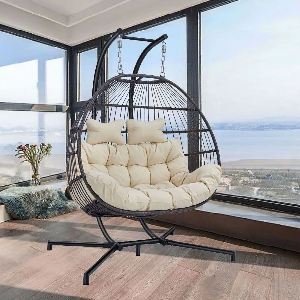2 Person swing chair hanging chair Outdoor Patio swing round shape hanging chair patio
2 Person swing chair hanging chair Outdoor Patio swing round shape hanging chair patio