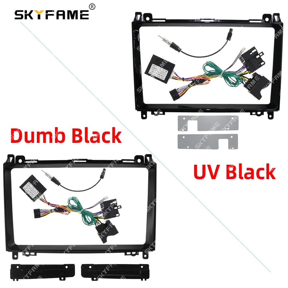 

SKYFAME Car Frame Fascia Adapter For Benz W169 W245 Viano Vito W639 Sprinter A B Class W906 Android Radio Dash Fitting Panel Kit