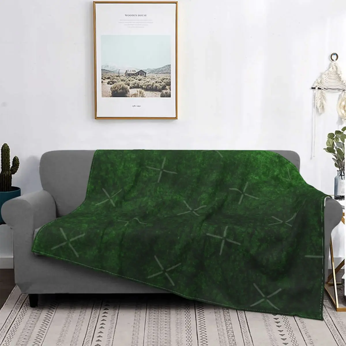 

Emerald Green Grass Velvet Texture 2 Blanket Bedspread On The Bed Soft Bed Covers Aesthetic Hairy Winter Bed Covers