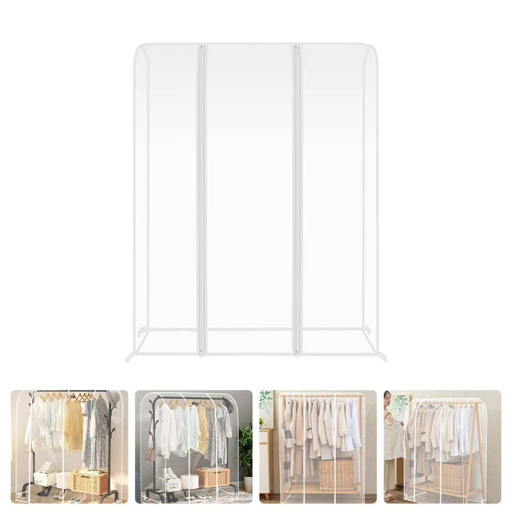 Rack Cover Clothes Garment Protector Wardrobe Covers Hanging Clothingrail Covered Coatclear Sealed Storage Closetzipperssuit
Rack Cover Clothes Garment Protector Wardrobe Covers Hanging Clothingrail Covered Coatclear Sealed Storage Closetzipperssuit