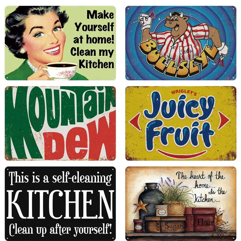 Welcome To My Kitchen Vintage Metal Poster Tomato Soup Tin Sign Food Art Sticker for Home Kitchen Wall Decor Woman Cave Plate
Welcome To My Kitchen Vintage Metal Poster Tomato Soup Tin Sign Food Art Sticker for Home Kitchen Wall Decor Woman Cave Plate