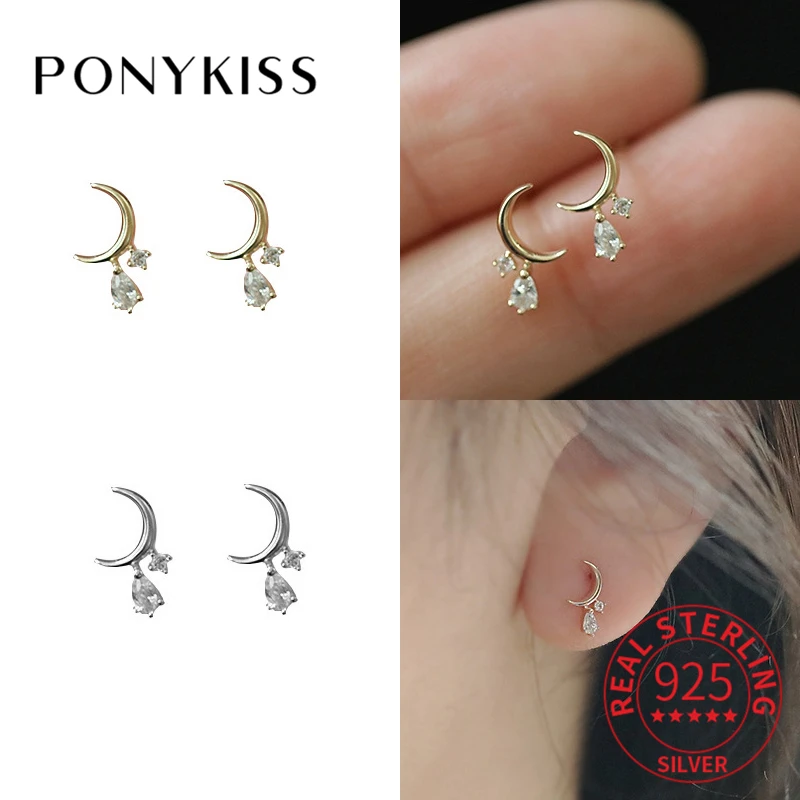 Стильные серьги-гвоздики PONYKISS из серебра в минималистичном стиле с цирконом в виде Луны и звезды и капли воды, серьги из золота 14 к для женщи...
Стильные серьги-гвоздики PONYKISS из серебра в минималистичном стиле с цирконом в виде Луны и звезды и капли воды, серьги из золота 14 к для женщи...