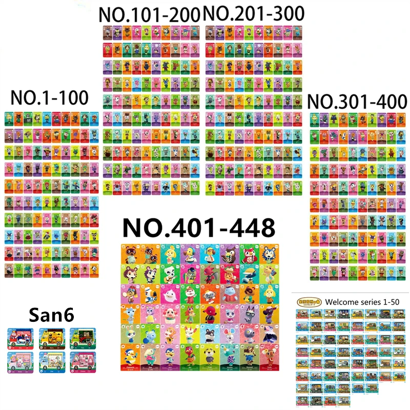 Fast Shipping 504pcs SERIES 1+2+3+4+5+Welcome50+San6 For NS Switch Animal Croxxing Mini Or Standard Big Card NFC Ntag215 Tag
Fast Shipping 504pcs SERIES 1+2+3+4+5+Welcome50+San6 For NS Switch Animal Croxxing Mini Or Standard Big Card NFC Ntag215 Tag