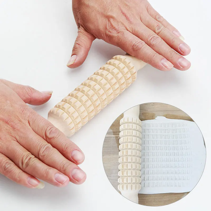 Pottery Wood Grain Roll Stick Pottery Clay Tool Clay Board Forming Texture Embossing Tool Stamping Printing Stripe Lattice Tool
Pottery Wood Grain Roll Stick Pottery Clay Tool Clay Board Forming Texture Embossing Tool Stamping Printing Stripe Lattice Tool