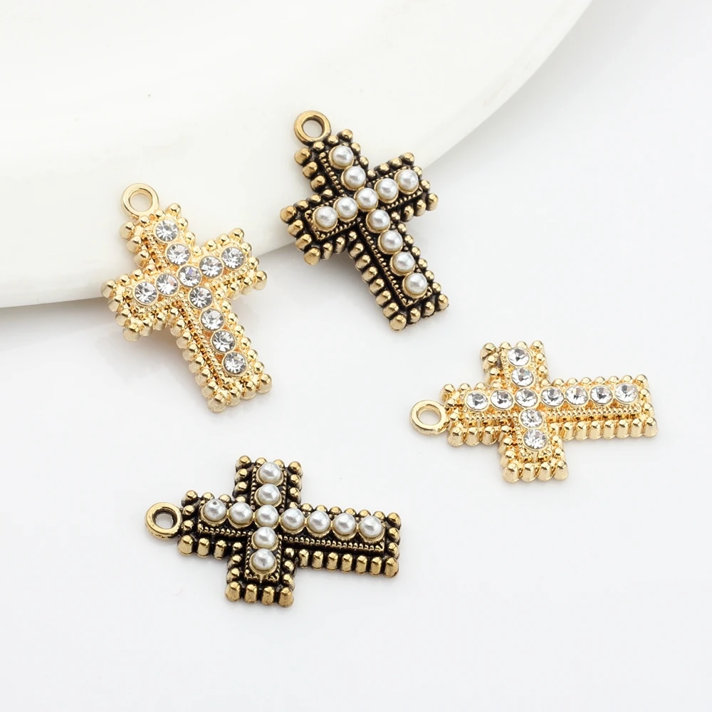 Zinc Alloy Charms Pendant Bronze Cross Charms 6pcs/lot For DIY Jewelry Bracelet Necklace Making Accessories 
Zinc Alloy Charms Pendant Bronze Cross Charms 6pcs/lot For DIY Jewelry Bracelet Necklace Making Accessories